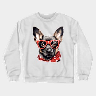 Fancy German Shepherd Dog Crewneck Sweatshirt